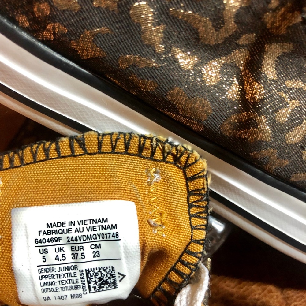 Leopard Print Converse - image 2